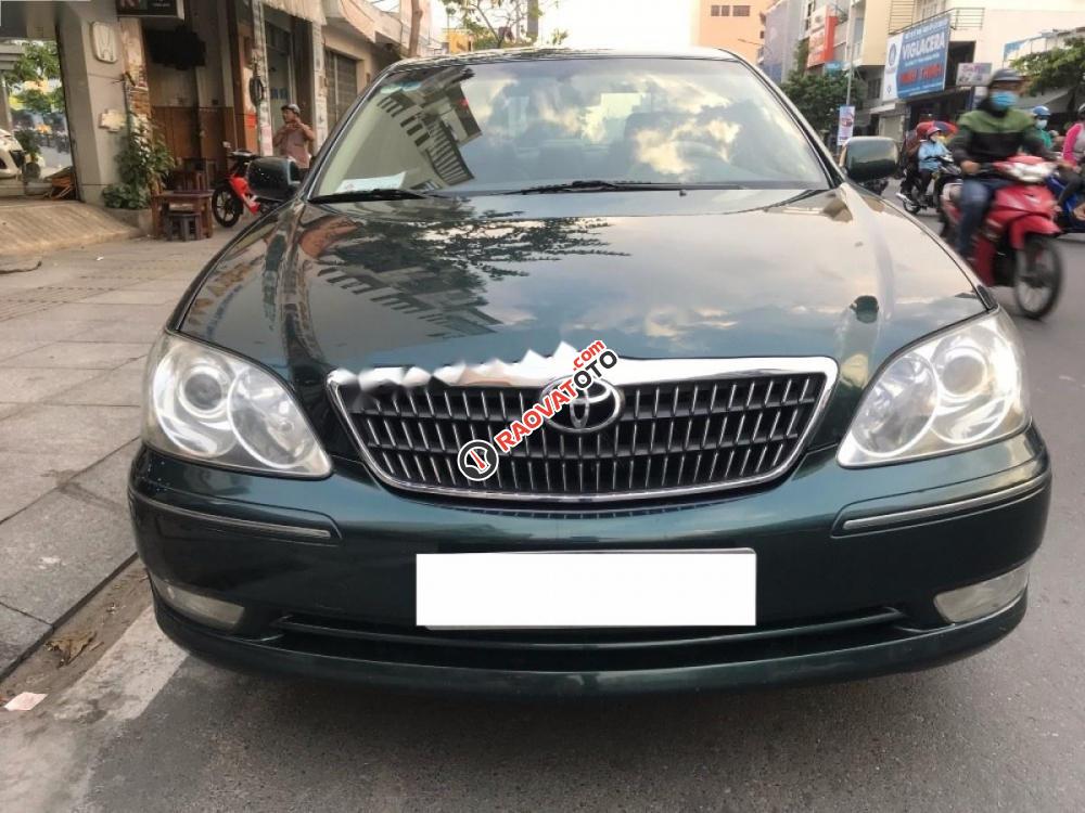 Cần bán lại xe Toyota Camry V6 3.0 đời 2005, màu xanh lục như mới, giá 440tr-7