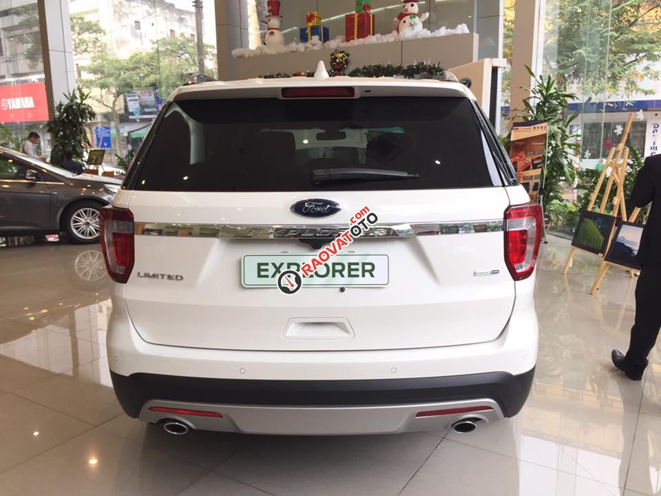 Ford Explorer Limited 2.3L Ecoboost 6AT 4WD 2017 đủ màu giao ngay, hỗ trợ trả góp NH 80%-4