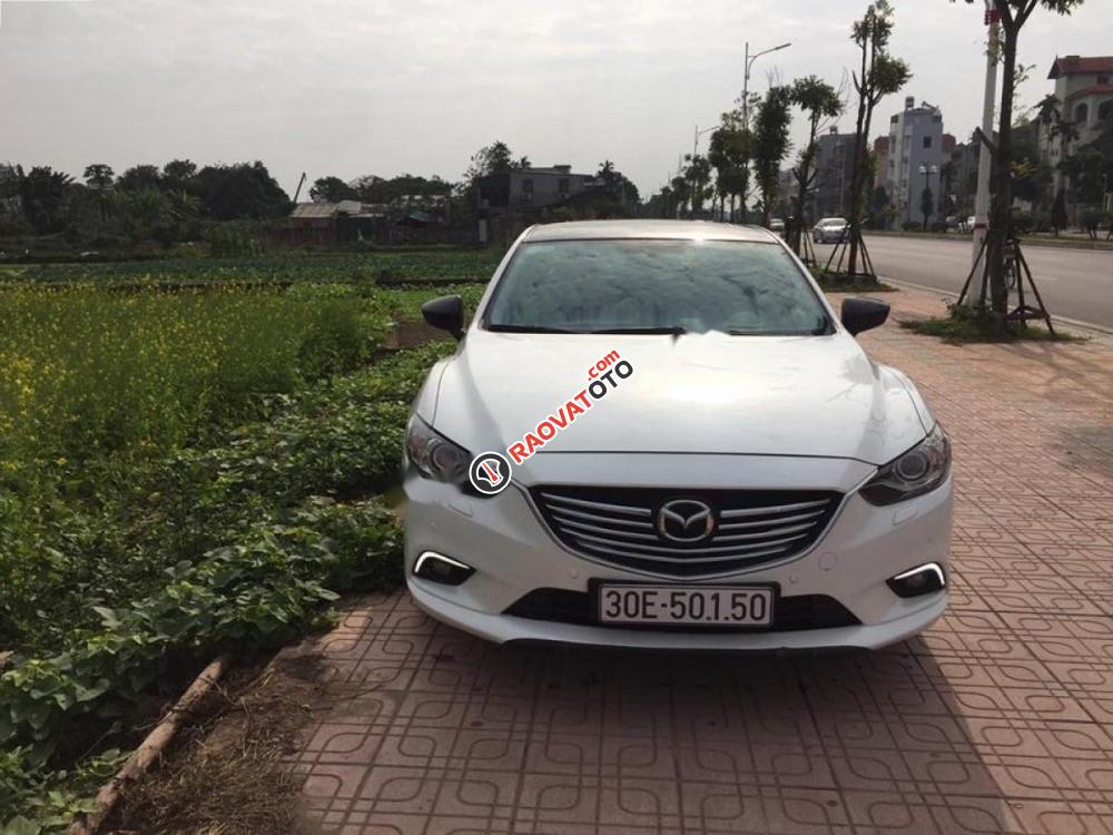 Bán Mazda 6 2.0 AT đời 2015, màu trắng chính chủ-2