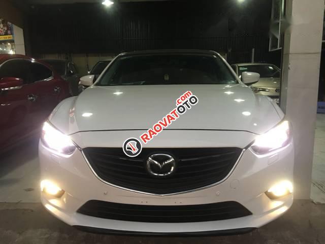 Bán xe Mazda 6 2.0 đời 2016, màu trắng, giá chỉ 815 triệu-0