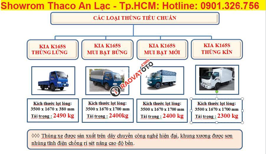 Giá xe tải Thaco Kia 2.4 tấn / Xe tải Kia 2 tấn 4, được phép lưu thông trong thành phố-3