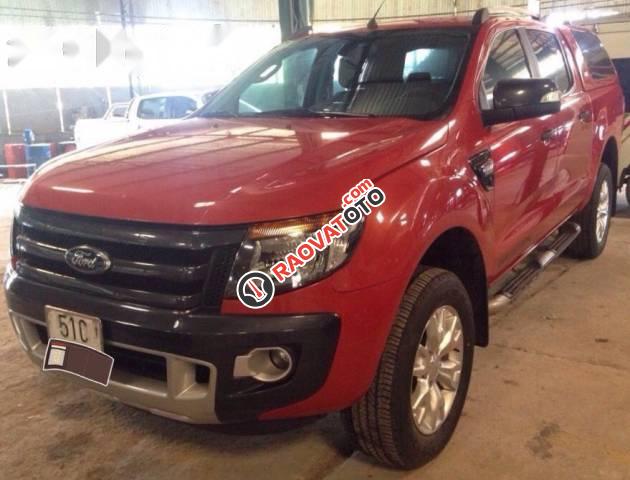 Bán xe Ford Ranger Wildtrak 2.2 năm 2013, màu đỏ số tự động, 585 triệu-0