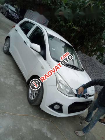 Bán xe Hyundai i10 sản xuất 2014, màu trắng-1