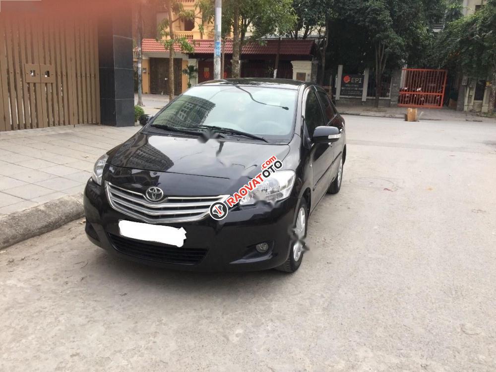 Cần bán xe Toyota Vios 1.5E đời 2012, màu đen xe gia đình-0