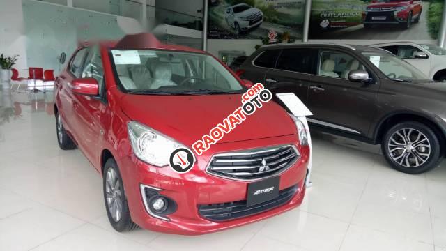 Bán Mitsubishi Attrage ECO MT đời 2017, màu đỏ, xe nhập -2