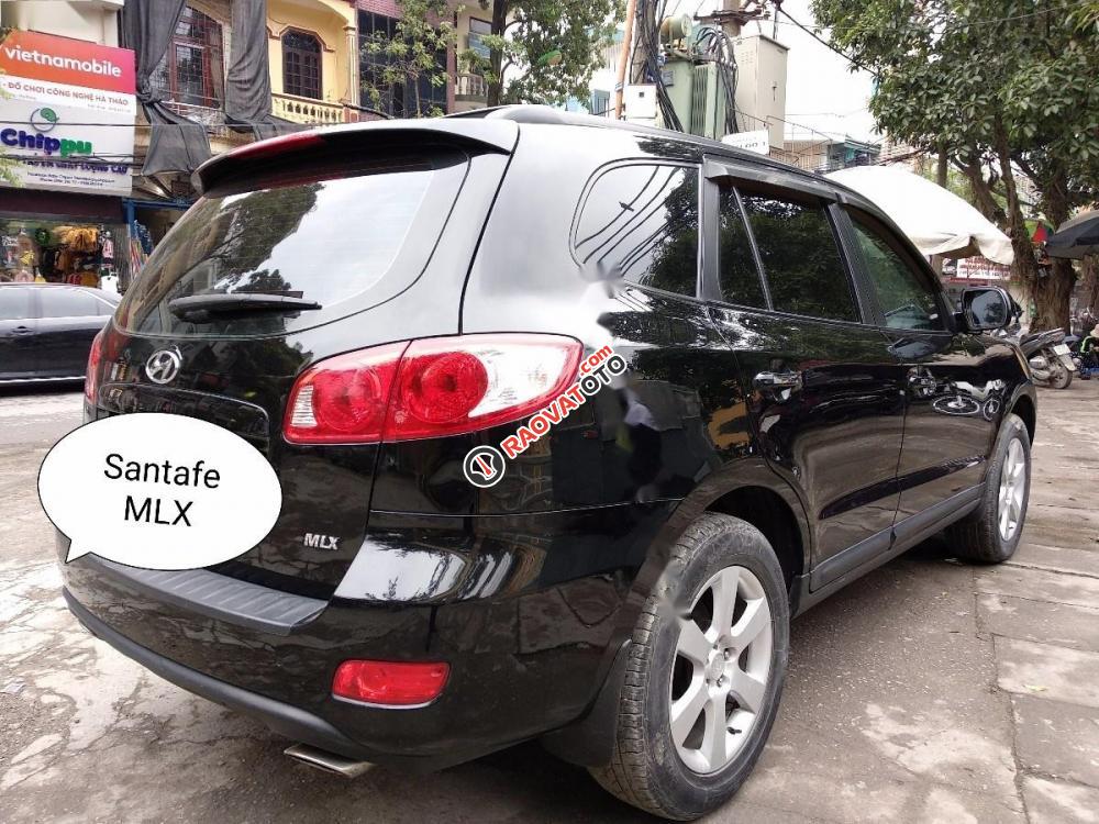 Cần bán gấp Hyundai Santa Fe MLX năm 2008, màu đen, xe nhập chính chủ-4