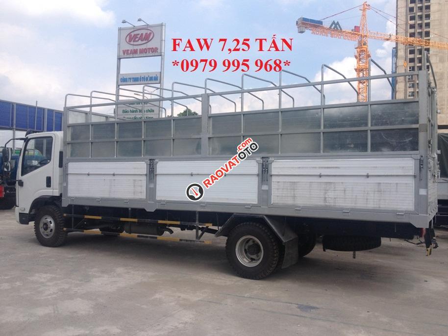 Bán xe tải Faw 7.25 tấn, thùng mui bạt, dài 6.3m, động cơ YC4E140 mạnh mẽ, L/H 0979 995 968-3