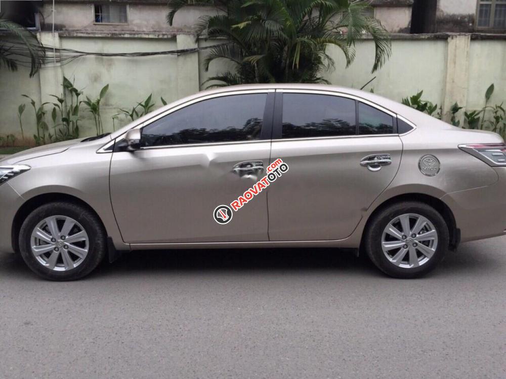 Bán Toyota Vios 1.5G sản xuất 2016, màu vàng số tự động, giá 530tr-9