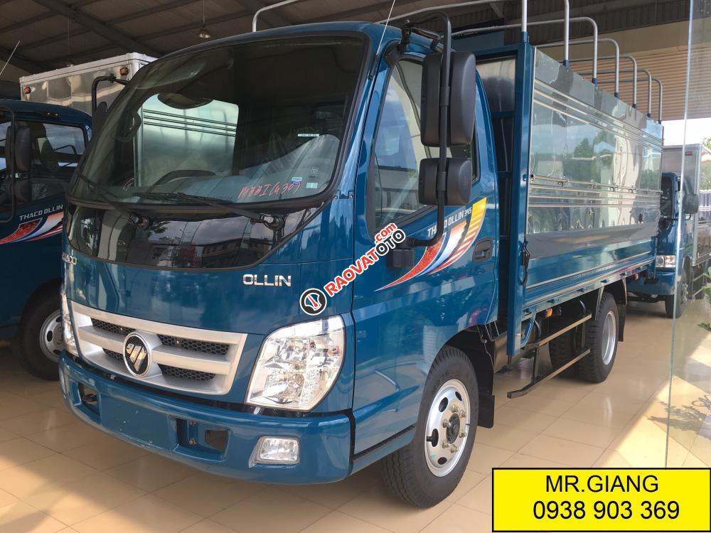 Bán xe tải Thaco Ollin 345 sản xuất 2017 động cơ Isuzu, hỗ trợ trả góp 75% thủ tục nhanh lẹ-1