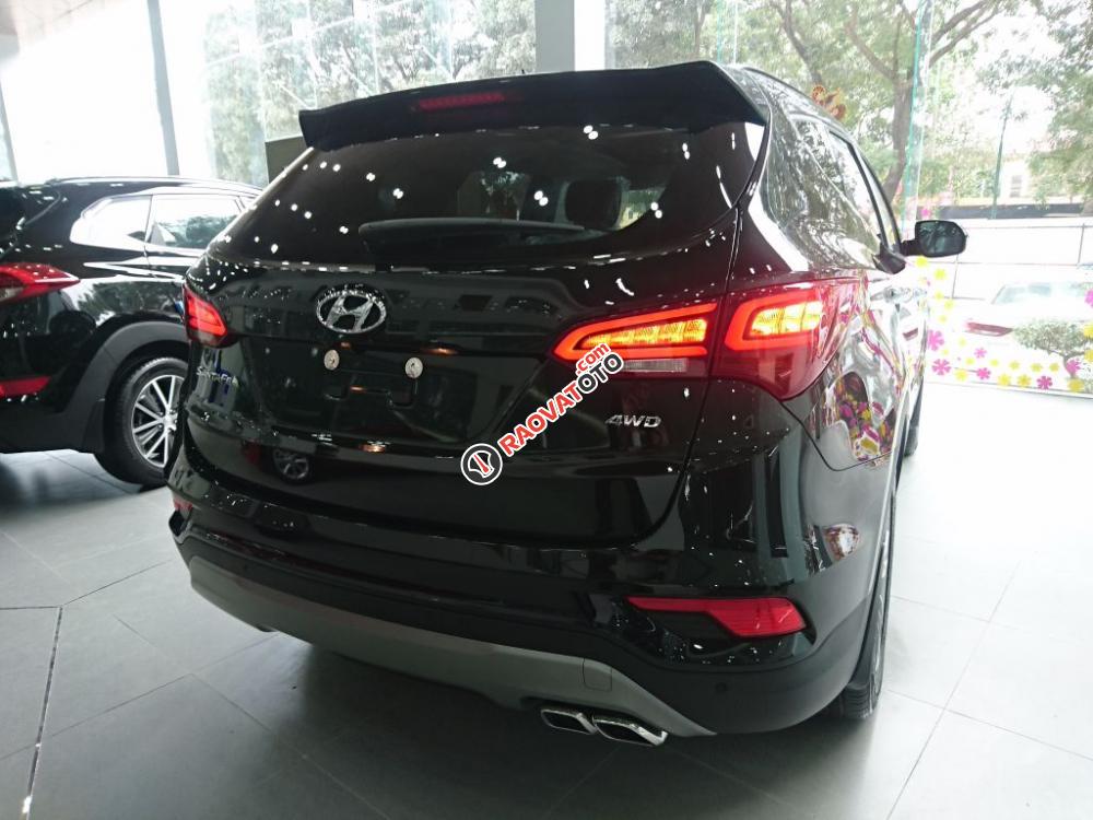 Hyundai Santa Fe máy xăng SX 2018 màu đen các phiên bản giao ngay, nhiều ưu đãi, khuyến mãi lớn-9