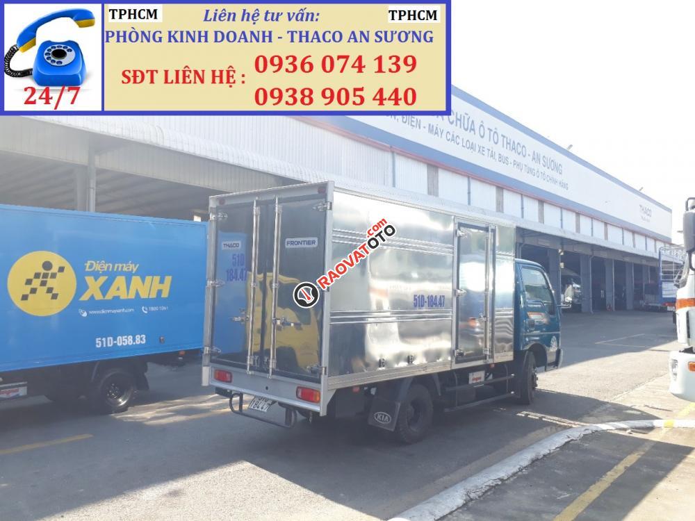 Xe tải TPHCM - Giá bán trả góp xe tải Kia K165 tải 2T4, đời 2017. Hỗ trợ góp 6 năm-2