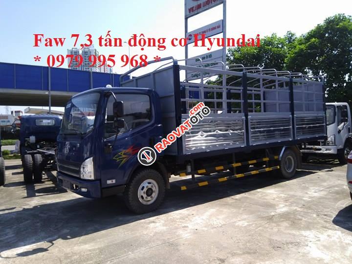 Bán xe tải Faw động cơ Hyundai 7.3 tấn thùng mui bạt. Liên hệ 0979 995 968-8