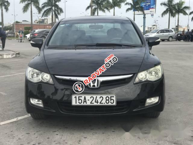 Bán Honda Civic sản xuất 2006, màu đen số tự động-0