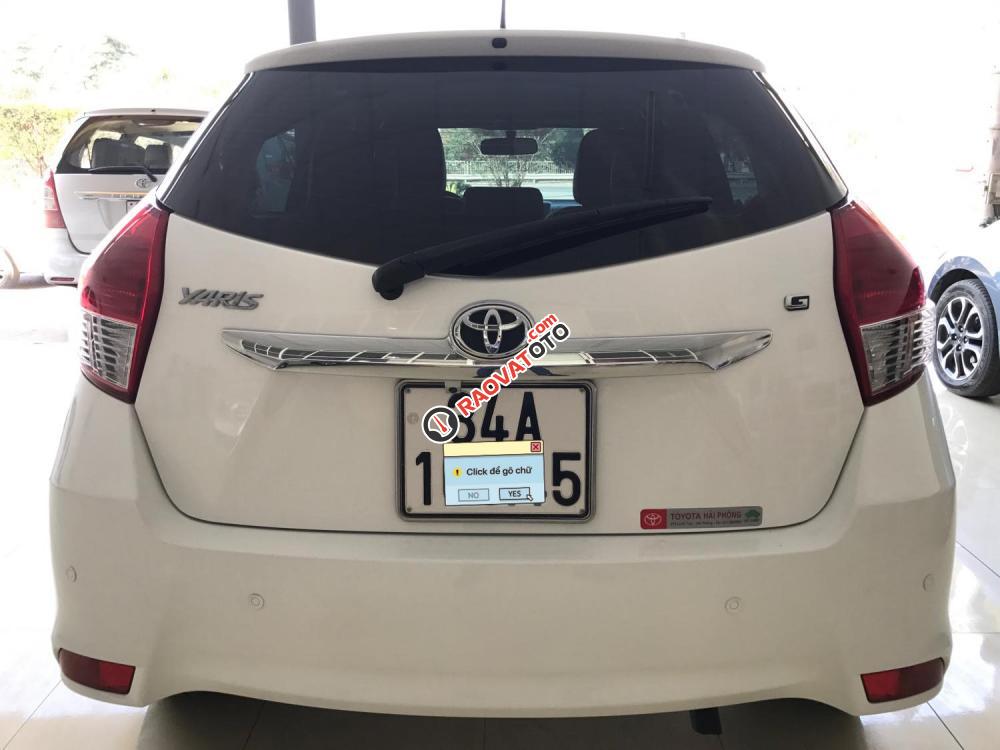 Toyota Yaris G nhập khẩu 8/2016, màu trắng, đi 1.4 vạn-2
