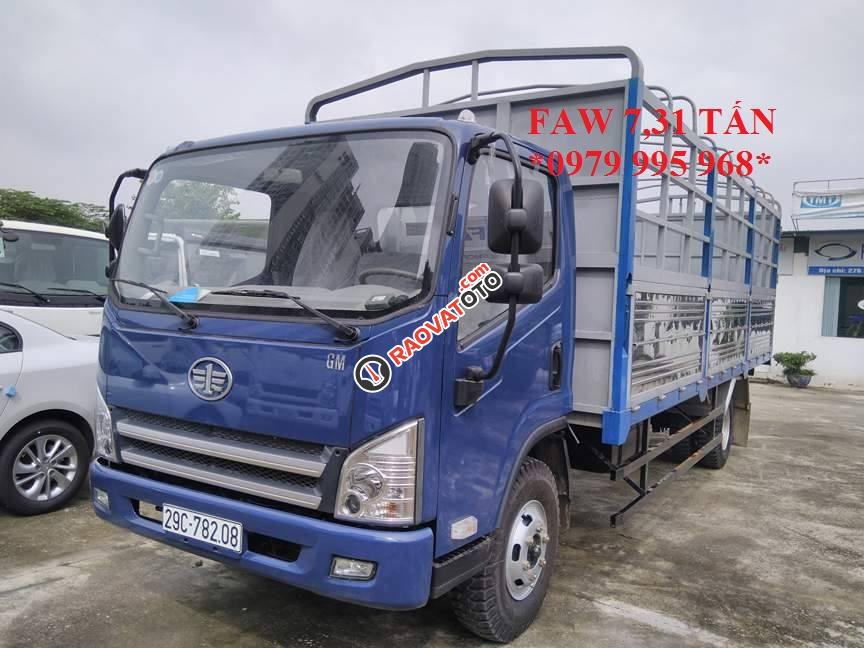 Bán xe tải Faw 7.31 tấn thùng dài 6.25M, cabin Isuzu, máy khỏe. L/H 0979 995 968-3