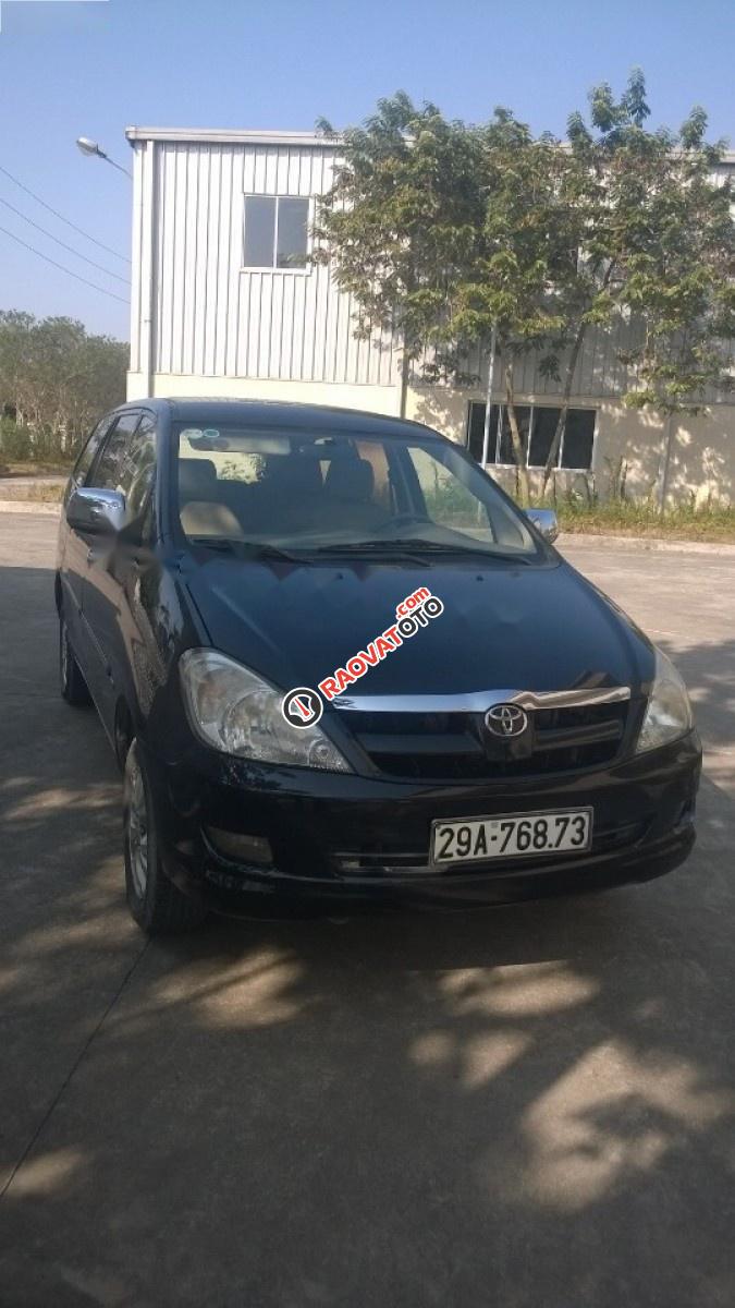 Bán Toyota Innova 2.0G đời 2008, màu đen chính chủ-2