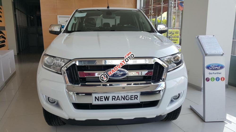 Bán ô tô Ford Ranger XLT 4x4 MT mới tại Hòa Bình, màu trắng, nhập khẩu giá cả cạnh tranh-0