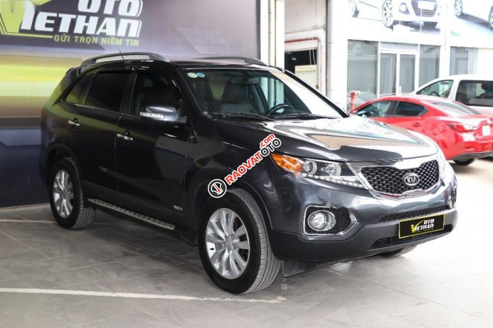 Bán ô tô Kia Sorento 2.4AT 4WD 2014, màu xám-5