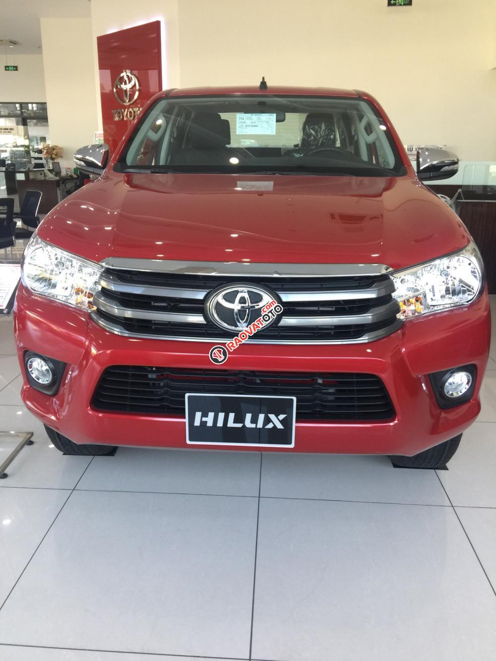 Toyota Hải Dương bán Hilux 2.4E 4x2 MT nhập khẩu, hỗ trợ trả góp 80%, đủ màu - LH: 096.131.4444 Ms. Hoa-0