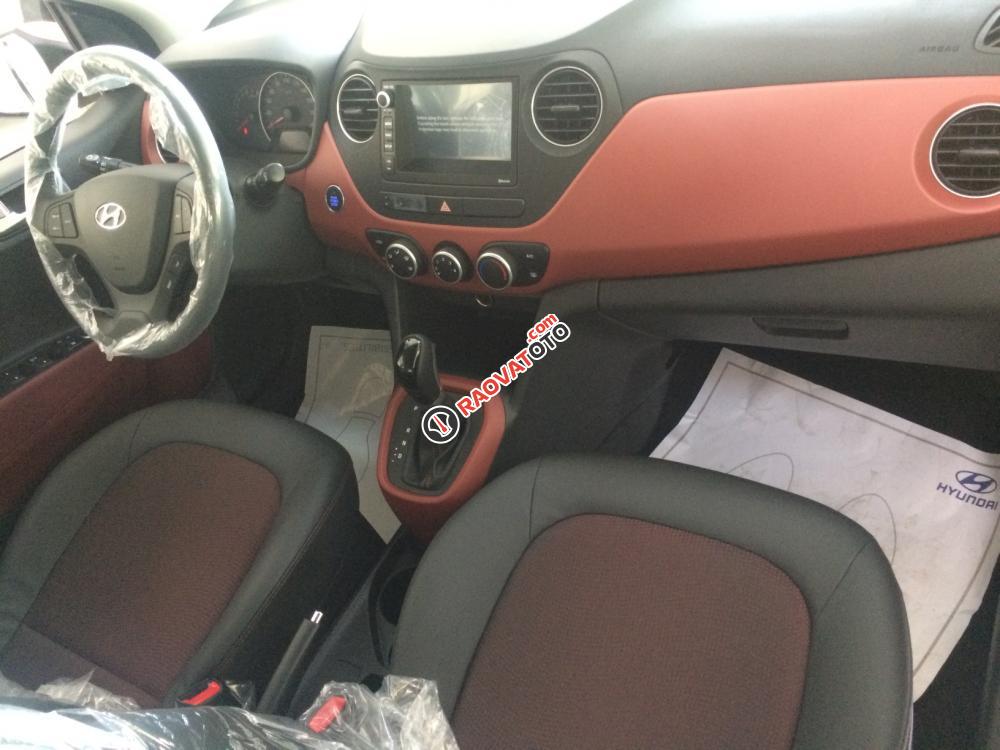 Bán Hyundai Grand i10 CKD 2018 vàng cam, giá nét giao ngay, khuyến mãi đầy đủ-1