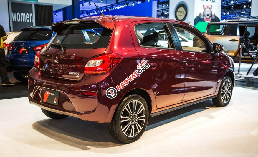 Bán xe Mitsubishi Mirage CVT đời 2017, màu đỏ, nhập khẩu-2