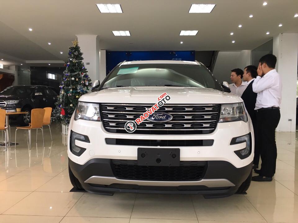 Ford Explorer Limited 2.3L Ecoboost 6AT 4WD 2017 đủ màu giao ngay, hỗ trợ trả góp NH 80%-0