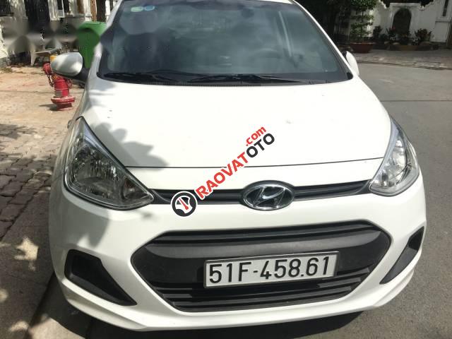 Bán Hyundai Grand i10 đời 2017, màu trắng, xe nhập -0