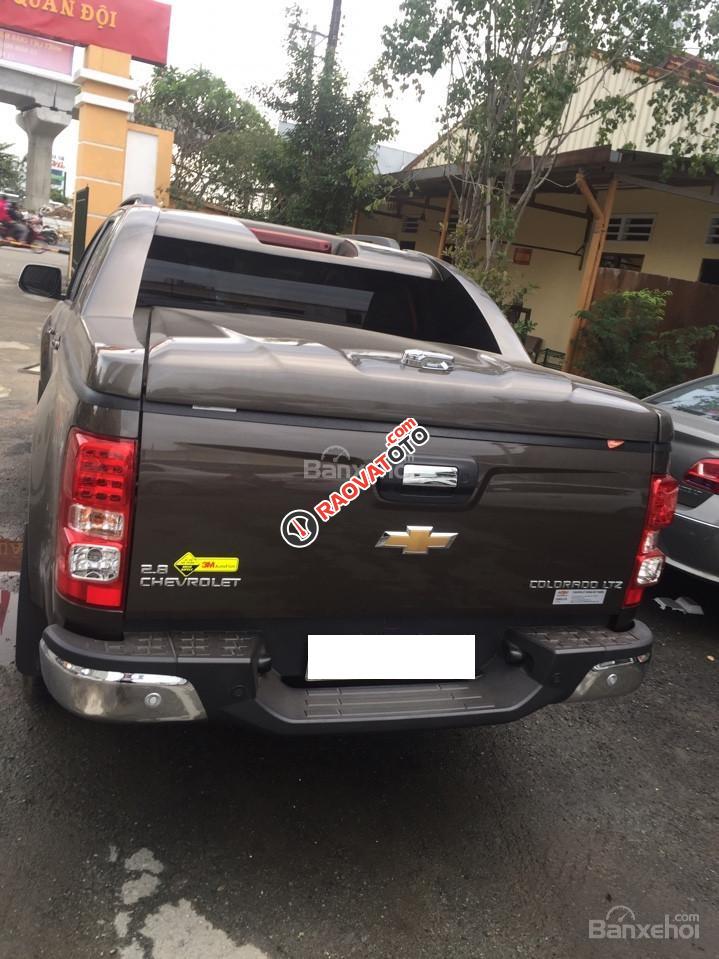 Bán Chevrolet Colorado LTZ đời 2016, màu nâu, nhập khẩu, xe như mới, bảo hành bảo dưỡng còn nguyên vẹn-1