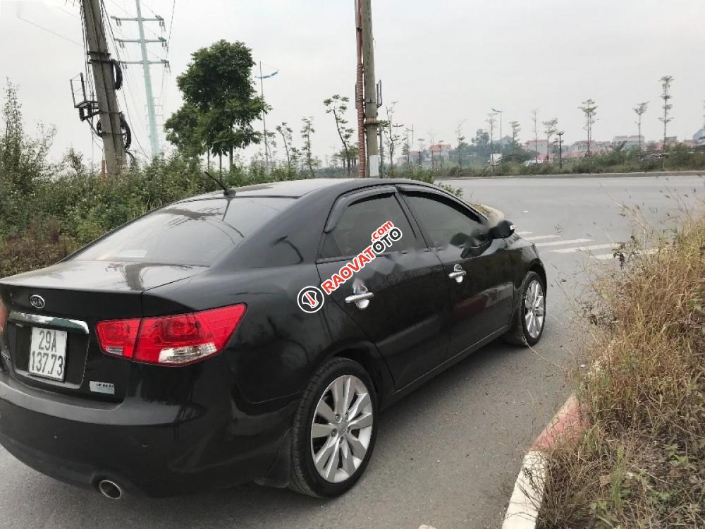 Cần bán gấp Kia Cerato đời 2011, màu đen, nhập khẩu xe gia đình, 405tr-2