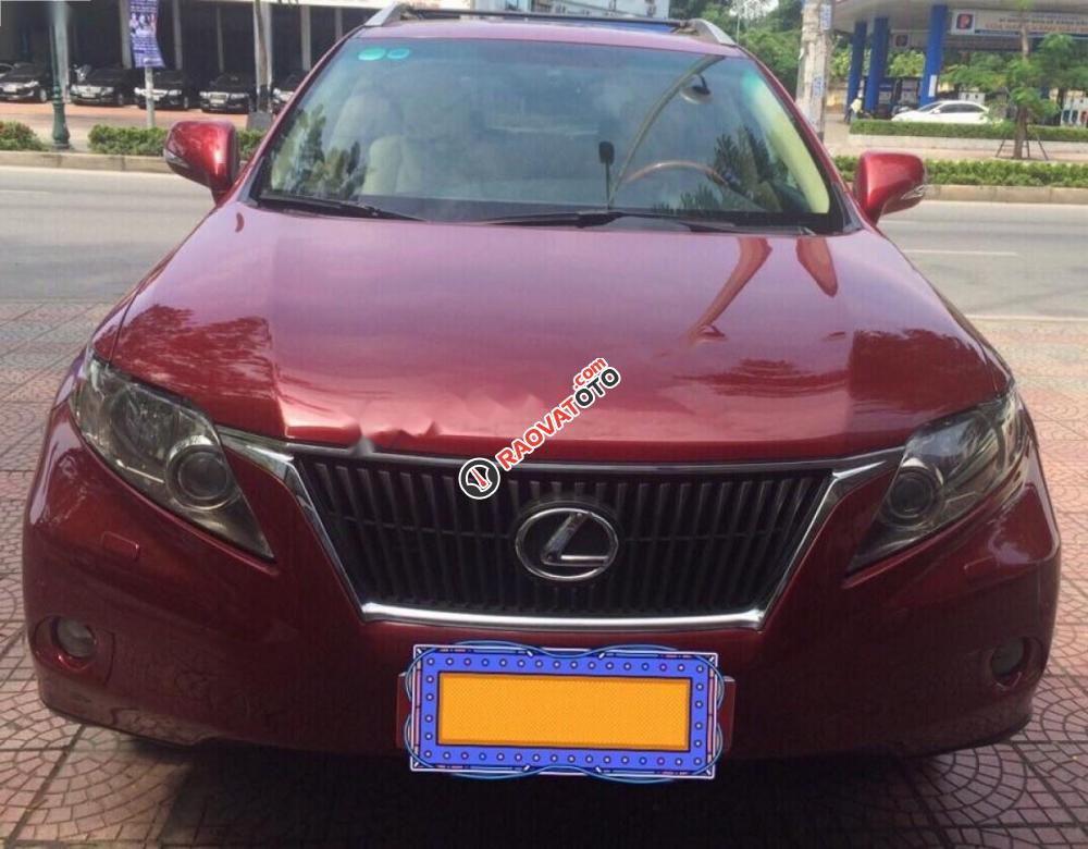 Bán ô tô Lexus RX 350 AWD đời 2010, màu đỏ, xe nhập xe gia đình-0