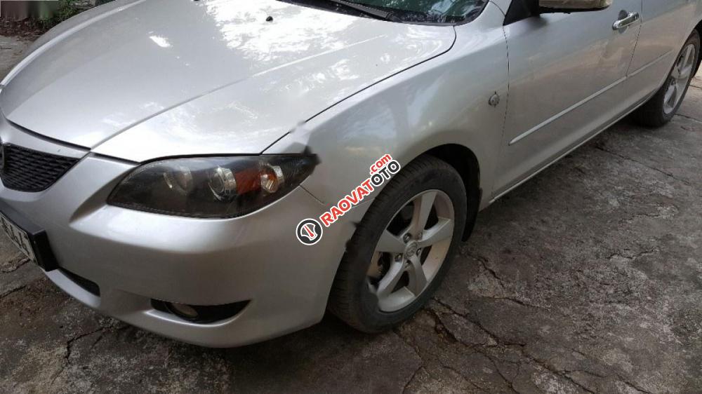 Bán Mazda 3 đời 2005, màu bạc-0