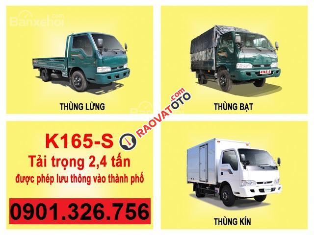 Giá xe tải Thaco Kia 2.4 tấn / Xe tải Kia 2 tấn 4, được phép lưu thông trong thành phố-0