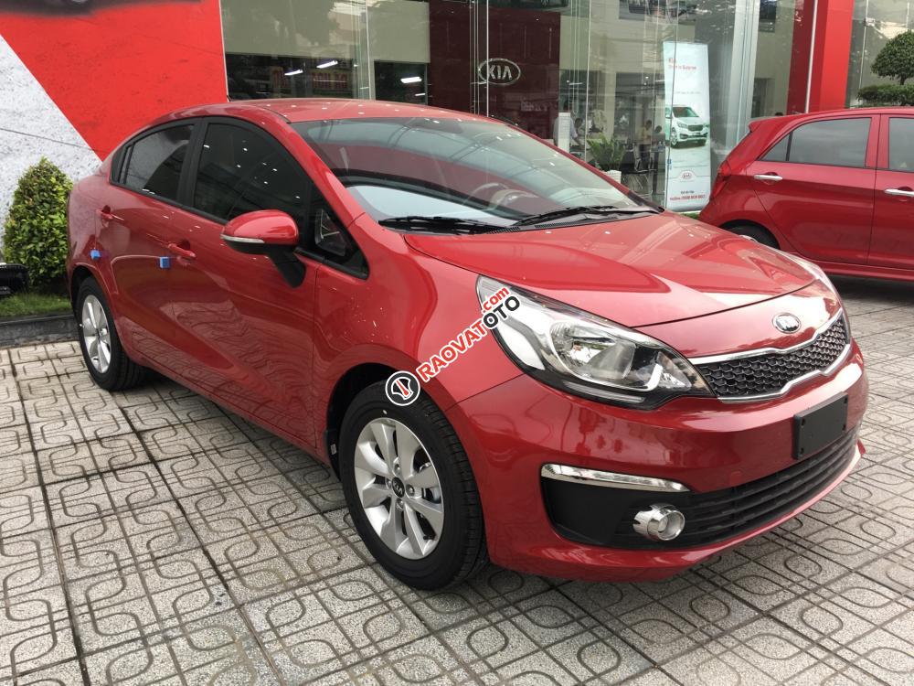 Bán Kia Rio MT đời 2017, màu đỏ, giá chỉ 470 triệu-1