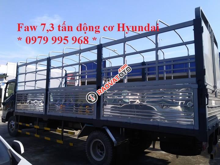 Bán xe tải Faw động cơ Hyundai 7.3 tấn thùng mui bạt. Liên hệ 0979 995 968-3