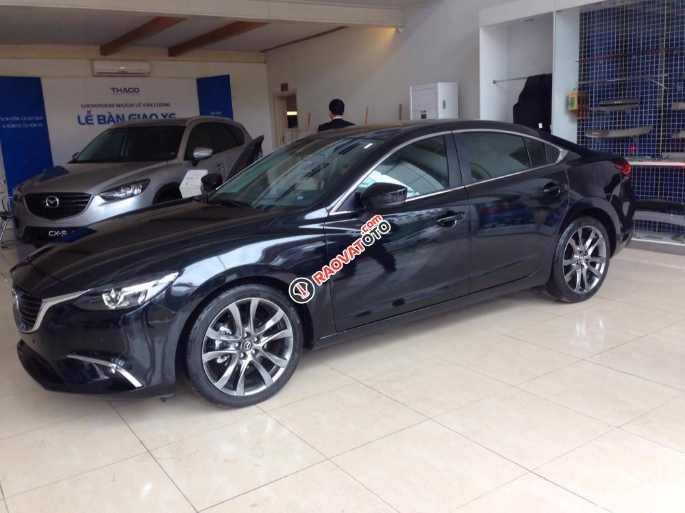 Bán ô tô Mazda 6 2.0 Premium đời 2017, màu xanh đen-3