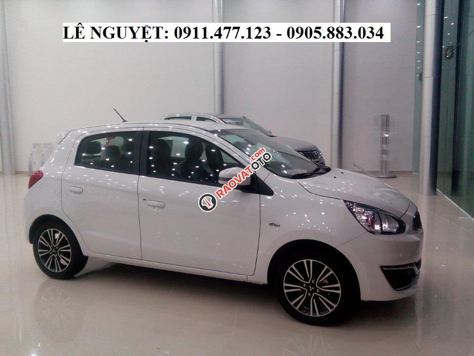 Cần bán Mitsubishi Mirage, màu trắng, xe nhập, hỗ trợ trả góp 90% xe-4