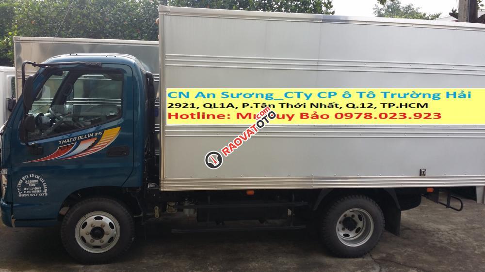 Bán xe tải Thaco Ollin 345 tải 2.4 tấn, Ollin 2 tấn 4, Ollin 345 tải trọng 2400kg-1