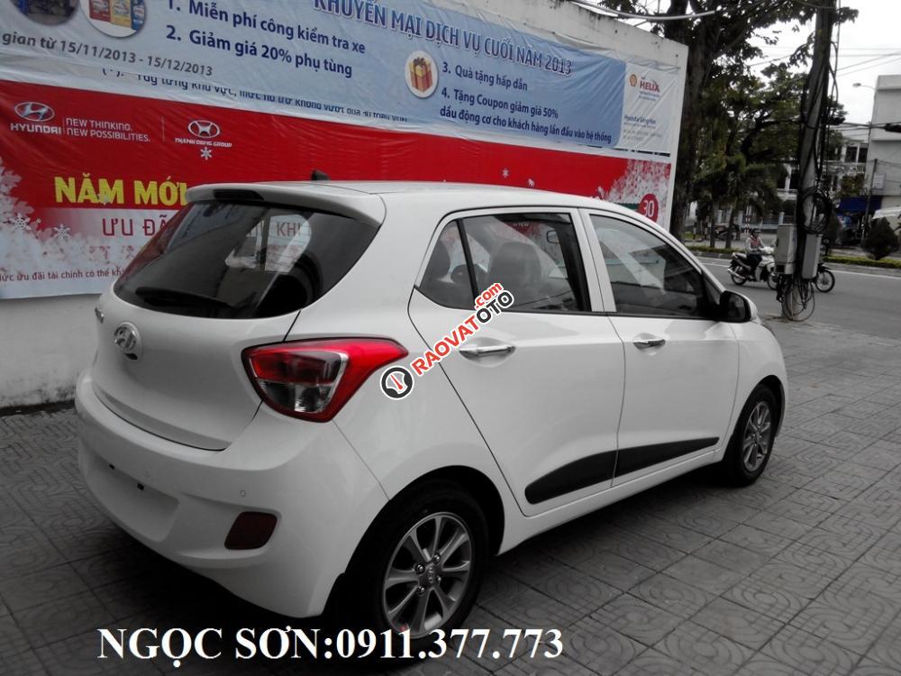 Cần bán xe Hyundai Grand i10 mới, màu trắng - LH Ngọc Sơn: 0911.377.773-15
