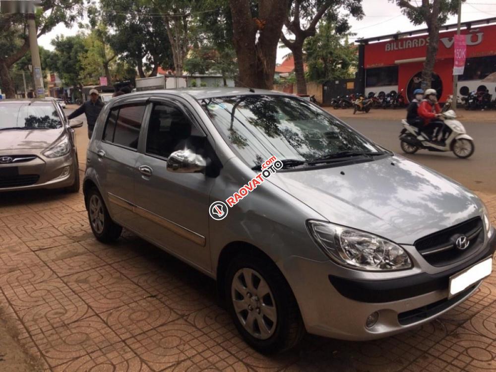 Bán Hyundai Getz 1.1MT đời 2010, màu bạc, nhập khẩu nguyên chiếc, giá cạnh tranh-0