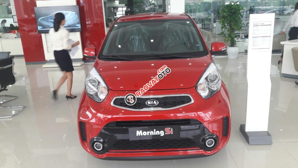 Cần bán xe Kia Morning SI năm 2018, màu đỏ, giá chỉ 345 triệu, LH 0989.240.241-0