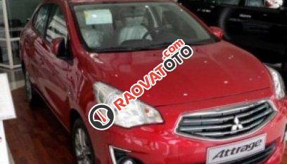 Bán xe Mitsubishi Attrage mới đời 2018, màu đỏ, nhập khẩu chính hãng, liên hệ: Lê Nguyệt: 0911.477.123-2