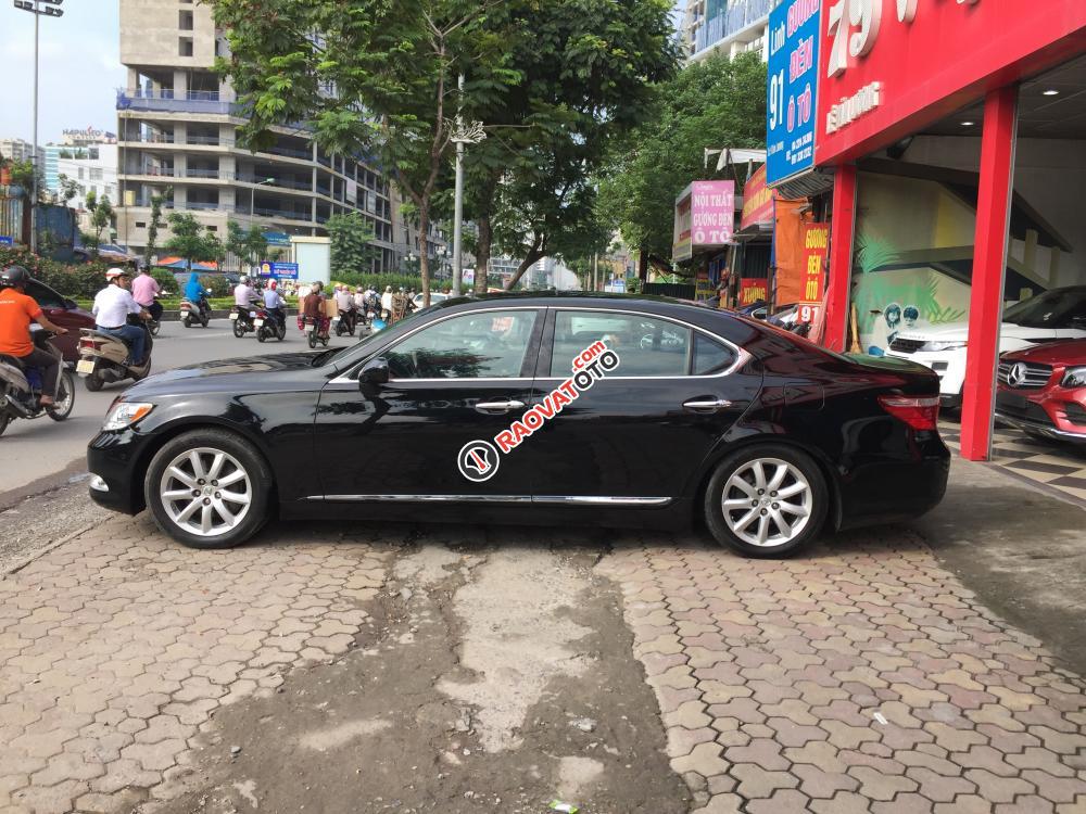 Bán ô tô Lexus LS 460L sản xuất 2008, màu đen, xe nhập-0