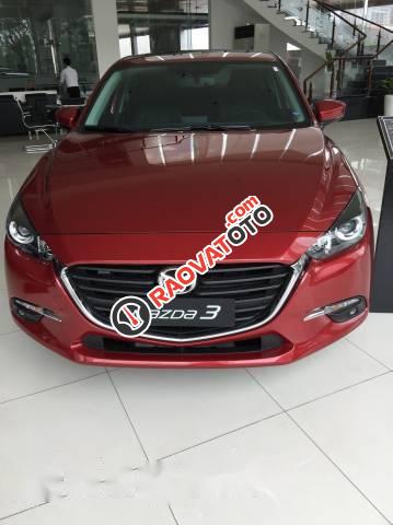 Bán xe Mazda 3 2017, màu đỏ, giá chỉ 659 triệu-0