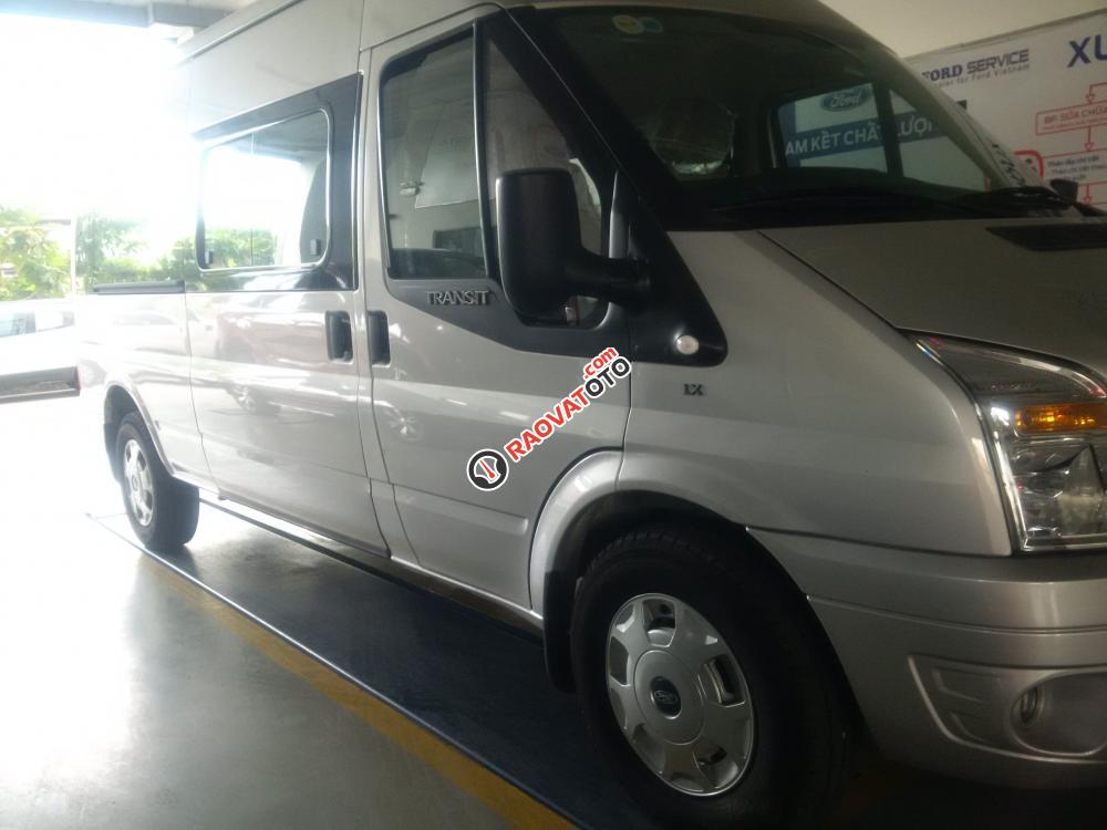 Bao chi phí 38 triệu lăn bánh + Giảm tiền mặt xe Ford Transit đời 2017, hỗ trợ vay 80%, LS cố định 0.6%/tháng-6