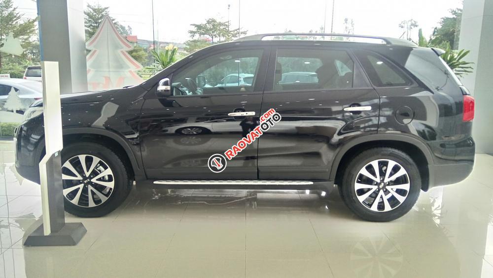 Bán xe Kia Sorento GAT đời 2018, màu đen hỗ trợ trả góp, LH 0989.240.241-1