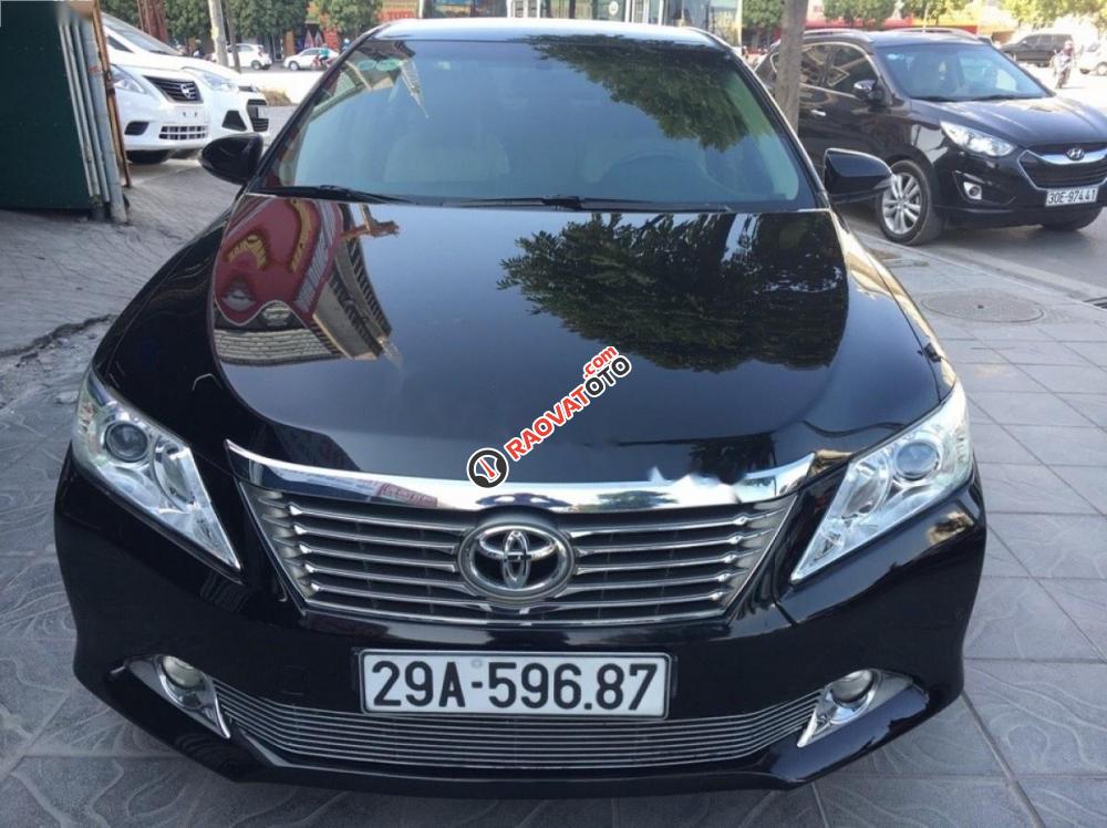 Bán Toyota Camry 2.5G đời 2012, màu đen số tự động, giá 790tr-0