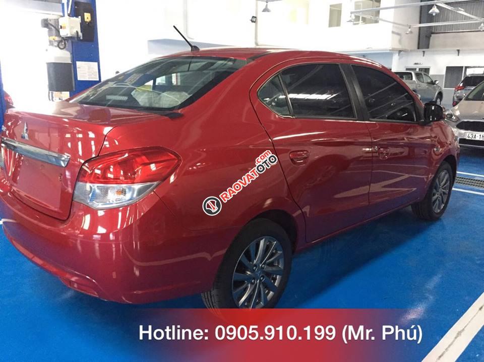 Bán Mitsubishi Attrage đời 2017, màu đỏ, xe nhập, giá tốt nhất ở Đà Nẵng, phục vụ chu đáo, liên hệ: 0905.91.01.99 (Phú)-2