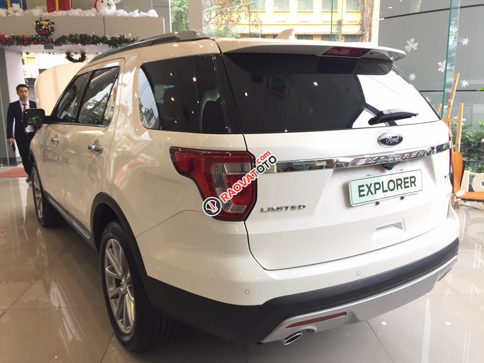 Ford Explorer Limited 2.3L Ecoboost 6AT 4WD 2017 đủ màu giao ngay, hỗ trợ trả góp NH 80%-6