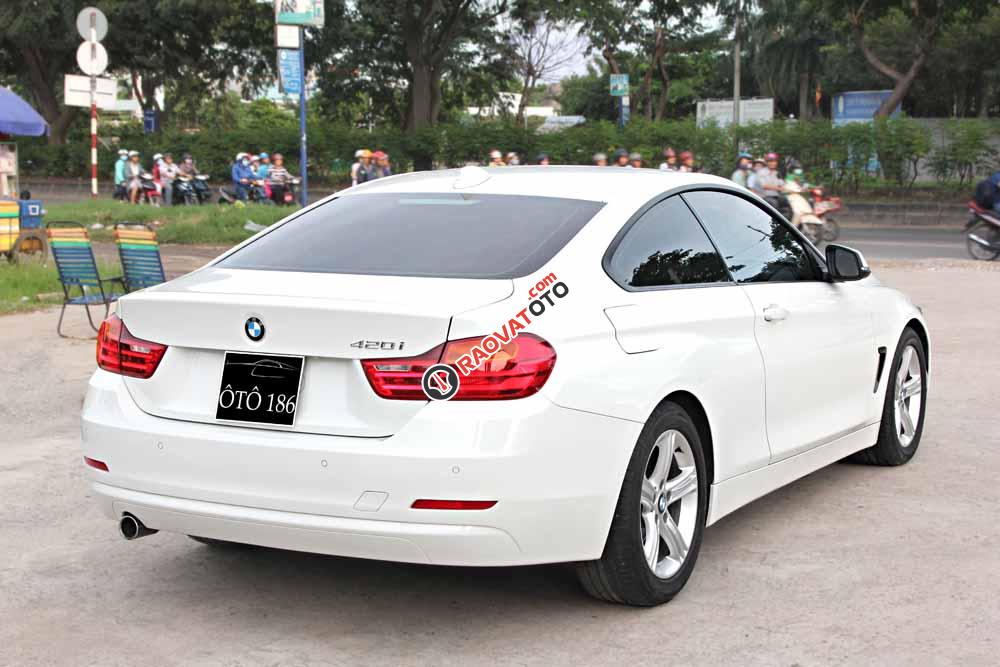 Cần bán xe BMW 4 Series 420i coupe sản xuất 2014, màu trắng, nhập khẩu nguyên chiếc-4