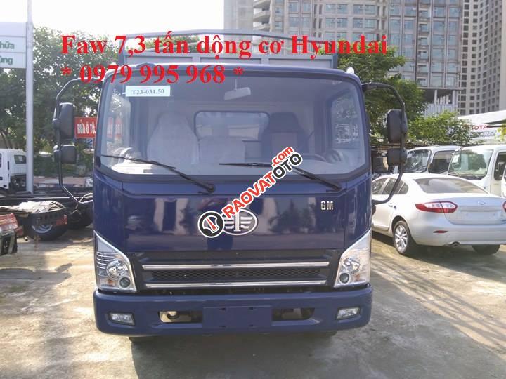 Bán xe tải Faw động cơ Hyundai 7.3 tấn thùng mui bạt. Liên hệ 0979 995 968-7